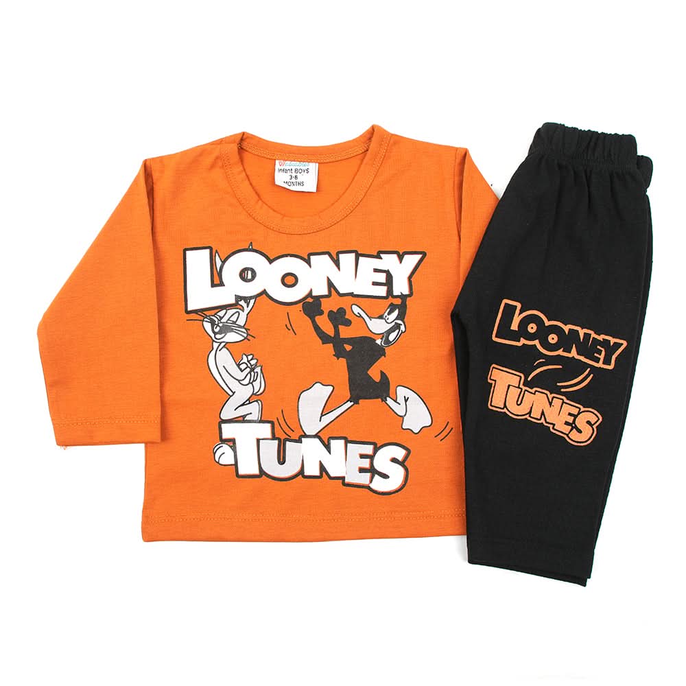 Newborn Boys Full Sleeves 2pcs Suit - Rust, Newborn Boys Sets & Suits, Chase Value, Chase Value