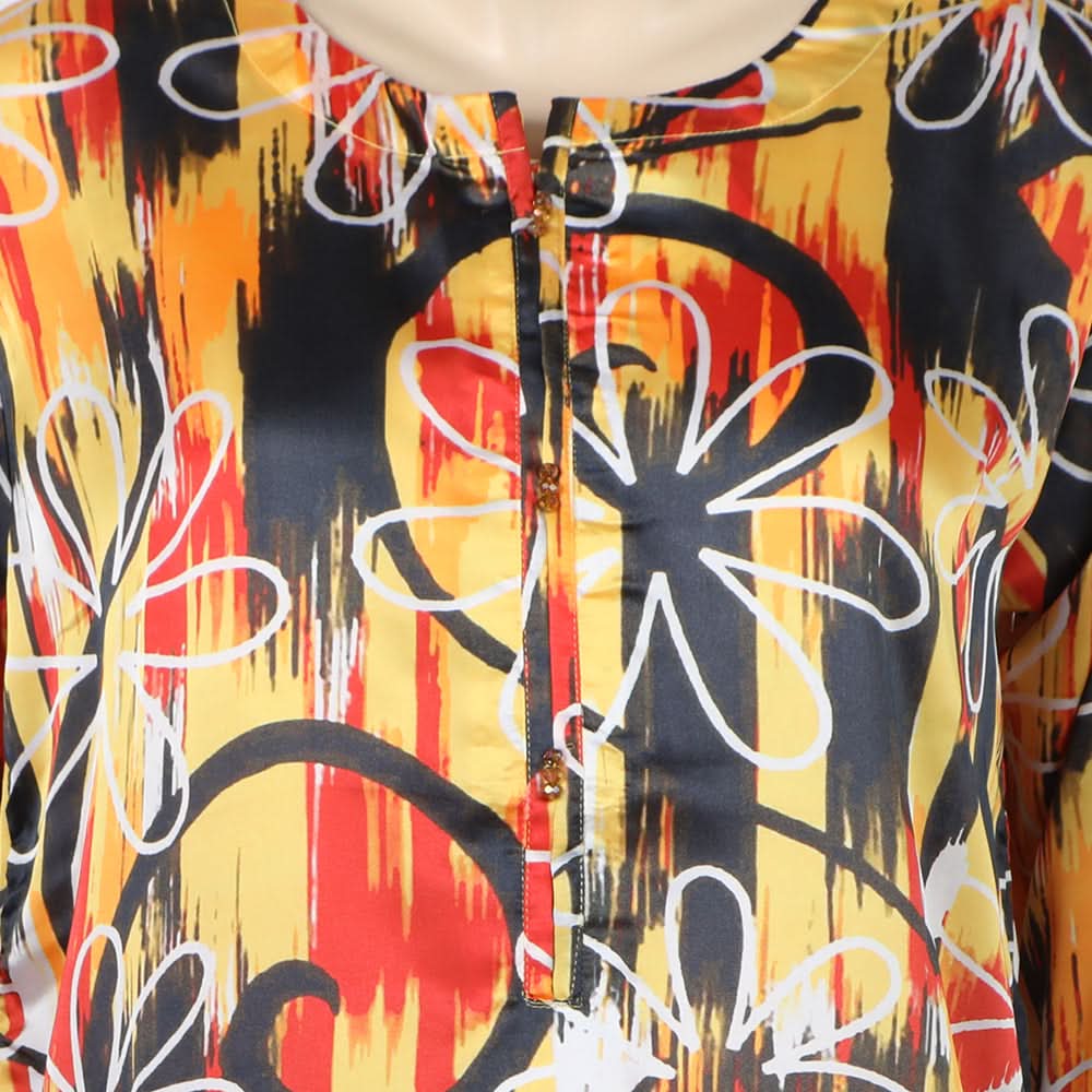 Women's Printed 2Pcs Co-Ord Set - D-5, Women Shalwar Suits, Chase Value, Chase Value