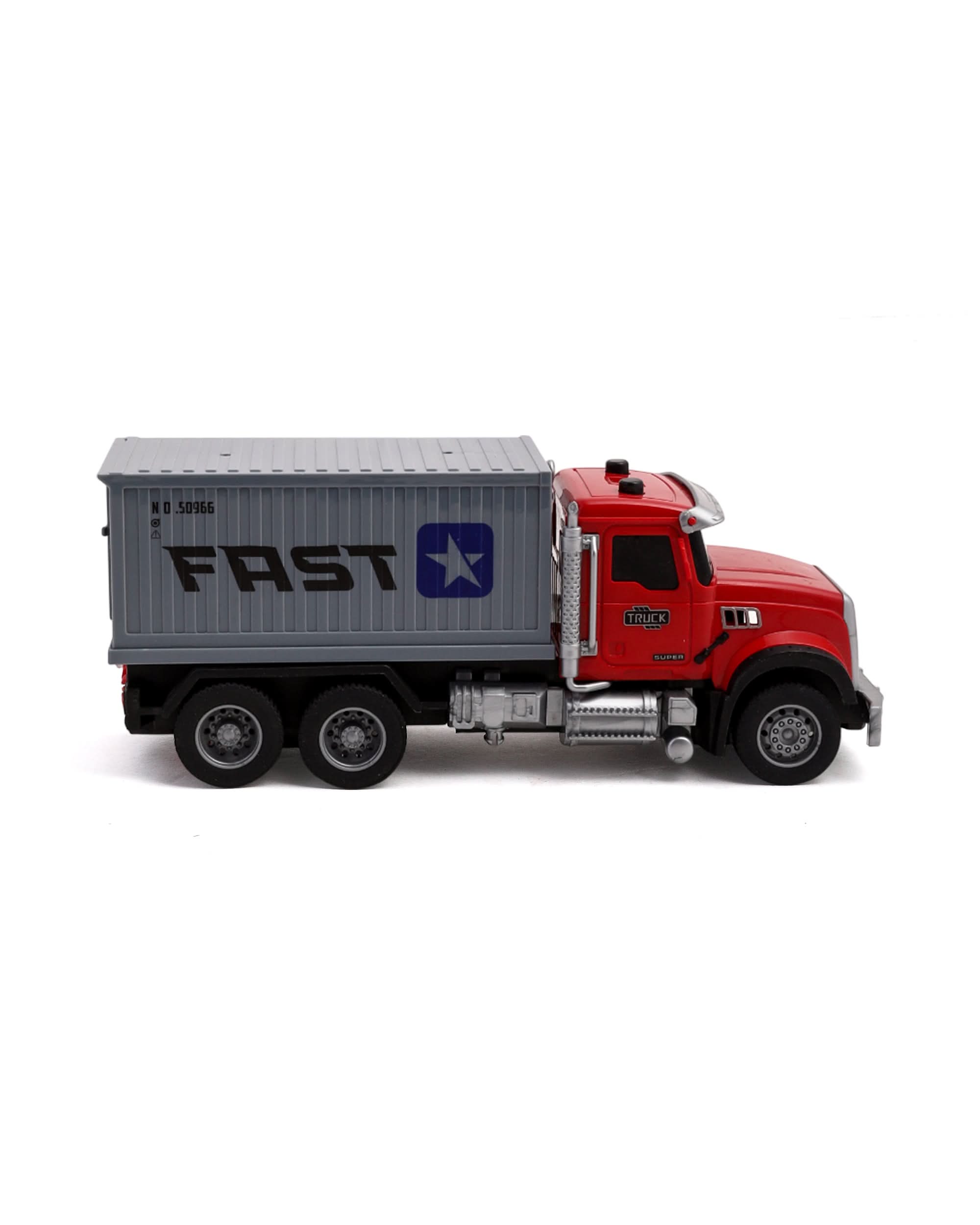 Friction Container Truck W/L & Music Smoke, Non-Remote Control, Chase Value, Chase Value