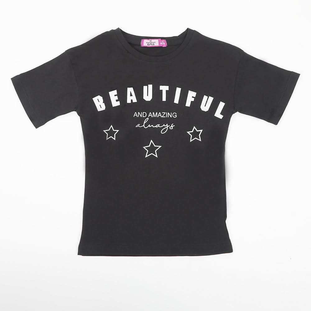 Eminent Girls T-Shirt - Black, Girls T-Shirts, Eminent, Chase Value