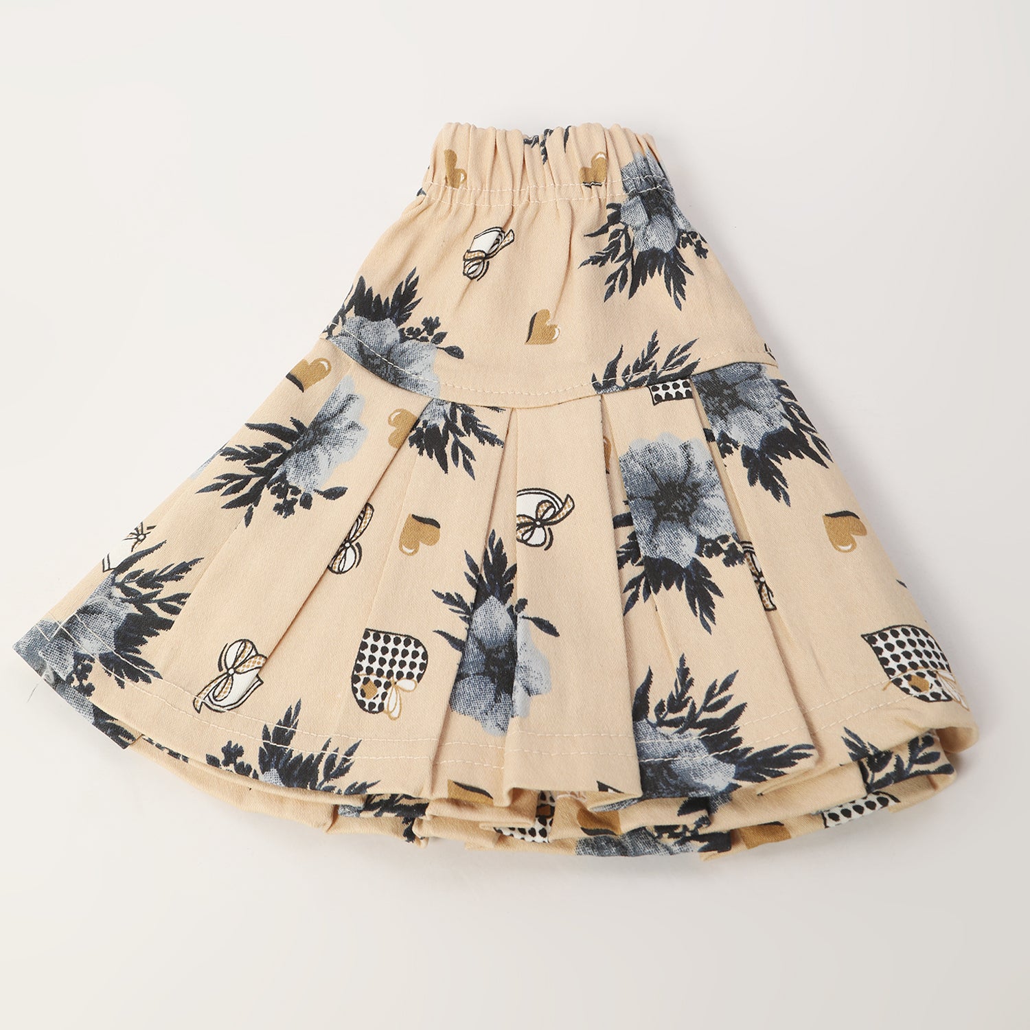 Girls Half Sleeves Skirt Suit - Navy Blue, Girls Suits, Chase Value, Chase Value
