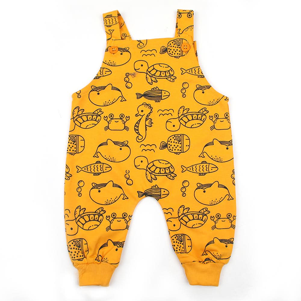 Newborn Boys Full Sleeves Romper - Mustard, Newborn Boys Rompers, Chase Value, Chase Value