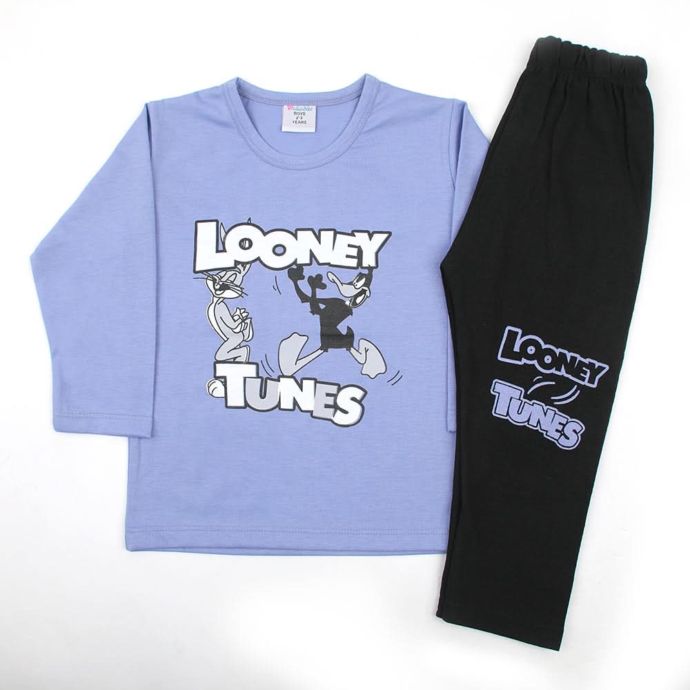 Boys Full Sleeves Pajama Suit - Purple, Boys Sets & Suits, Chase Value, Chase Value