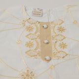 Girls Embroidered Shalwar Suit - White, Girls Shalwar Kameez, Chase Value, Chase Value
