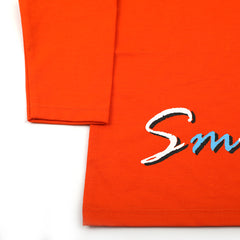 Boys Full Sleeves Pajama Suit - Orange