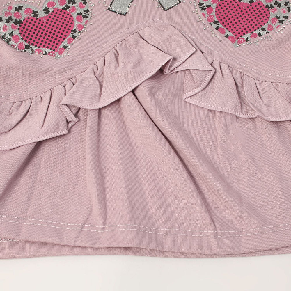 Girls Half Sleeves Suit - Light Purple, Girls Suits, Chase Value, Chase Value