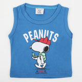 Newborn Boys Sando T-Shirt - Blue, Newborn Boys Shirts & T-Shirts, Chase Value, Chase Value