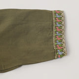 Girls Embroidered Shalwar Suit - Olive Green, Girls Shalwar Kameez, Chase Value, Chase Value