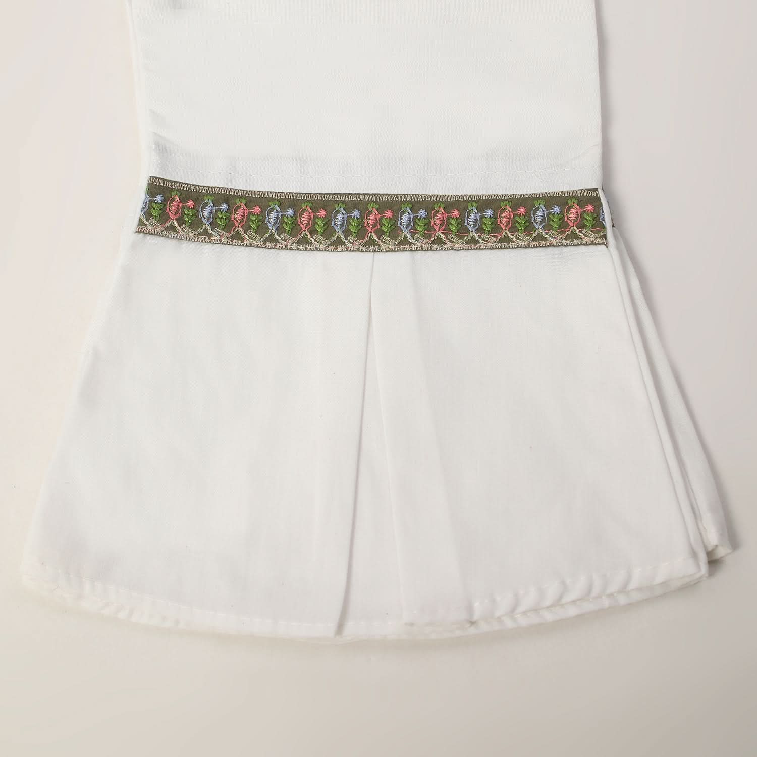 Girls Embroidered Shalwar Suit - Olive Green, Girls Shalwar Kameez, Chase Value, Chase Value