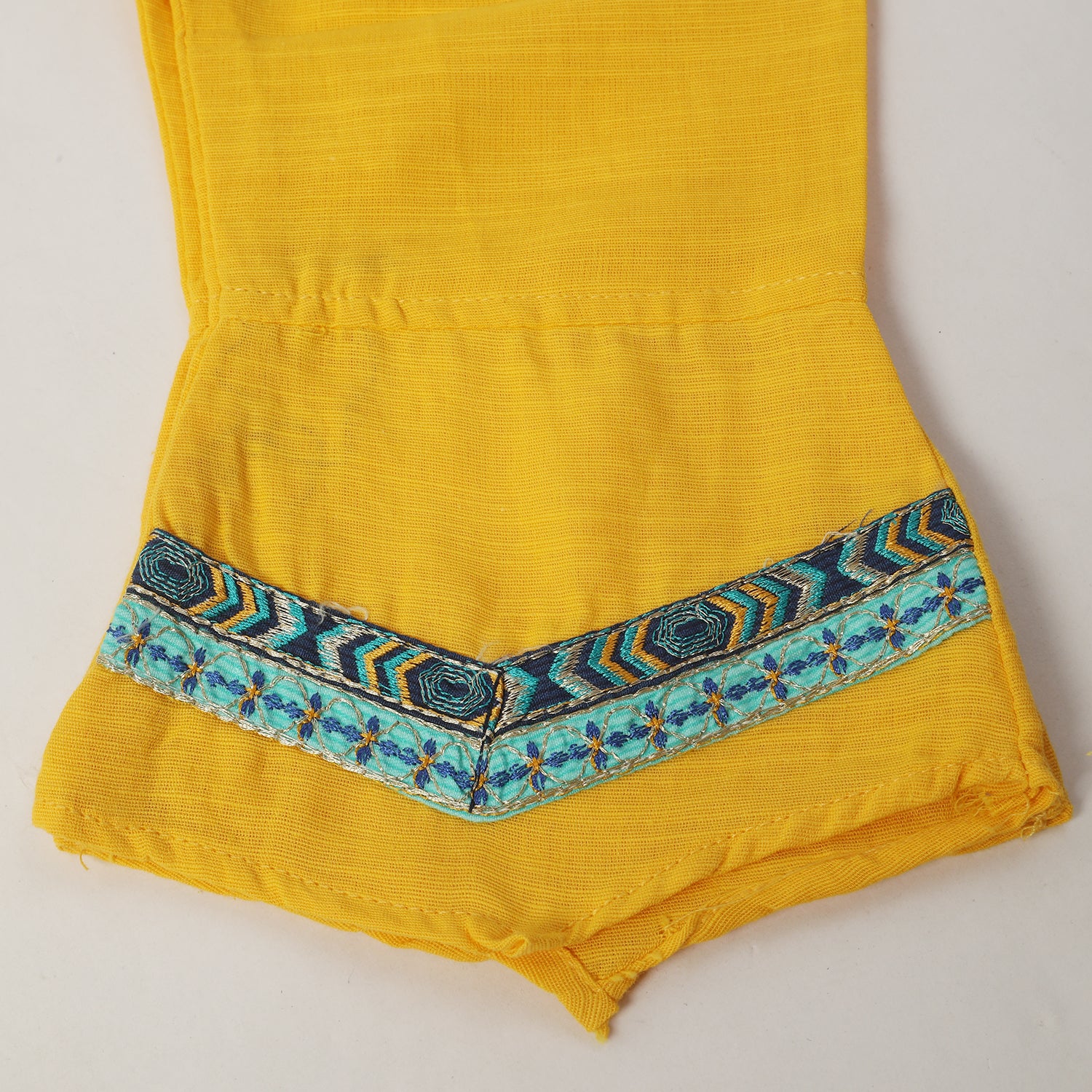 Girls Embroidered Shalwar Suit - Yellow, Girls Shalwar Kameez, Chase Value, Chase Value
