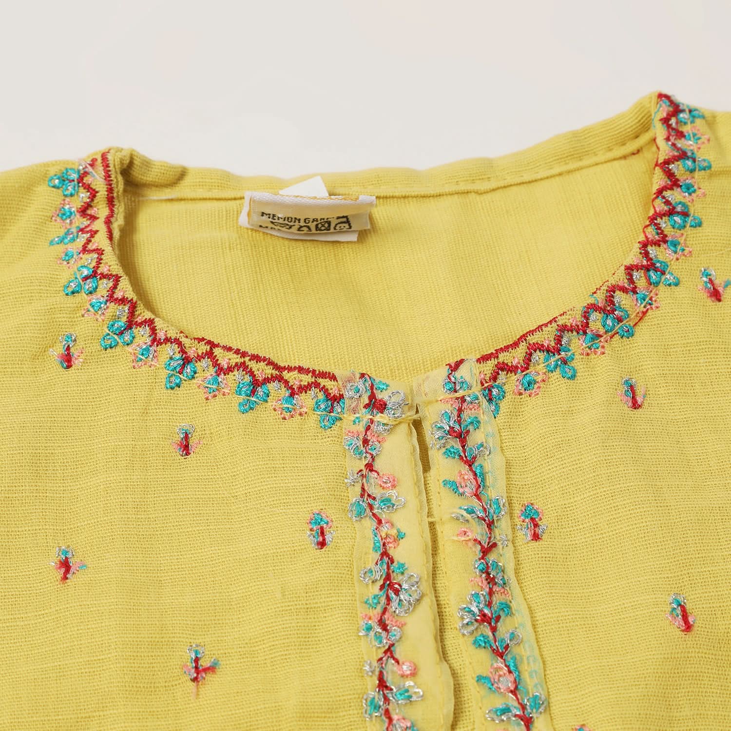 Girls Embroidered Shalwar Suit - Mehandi, Girls Shalwar Kameez, Chase Value, Chase Value