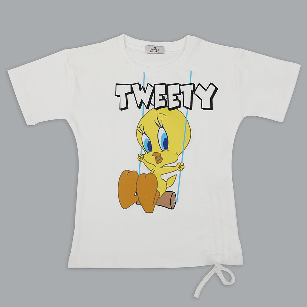 Eminent Girls T-Shirt - White, Girls T-Shirts, Eminent, Chase Value