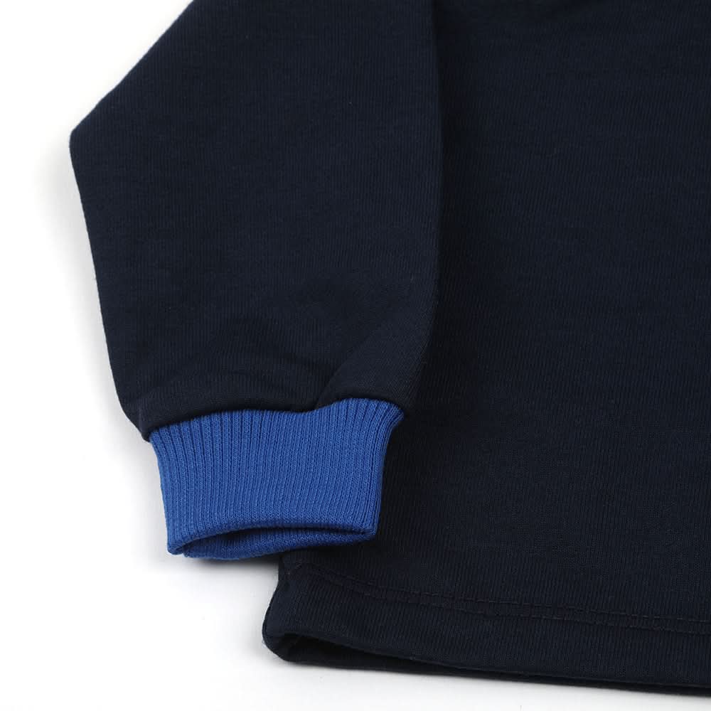Newborn Boys Full Sleeves Romper - Royal Blue, Newborn Boys Rompers, Chase Value, Chase Value