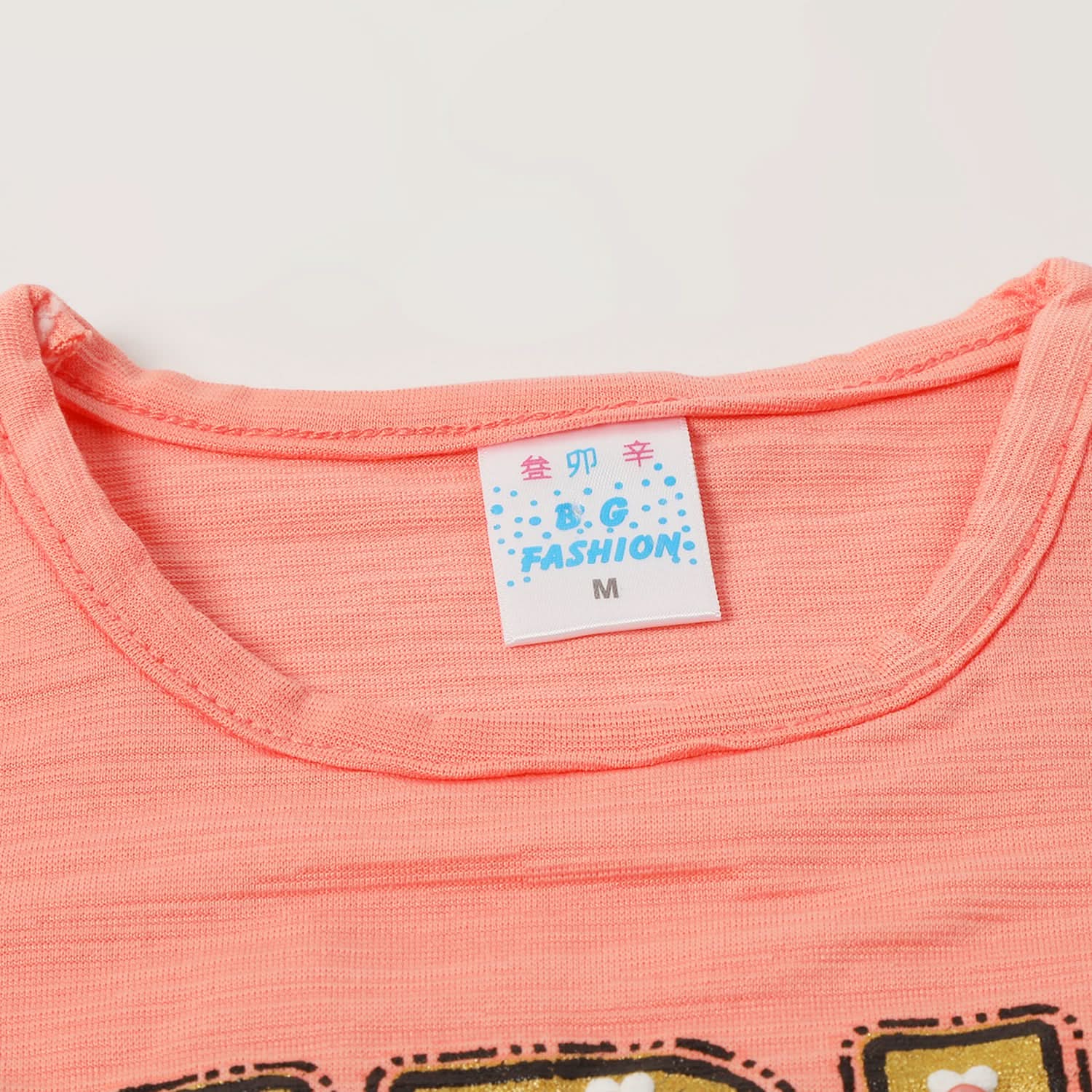 Girls Tight Half Sleeves Suit - Peach, Girls Suits, Chase Value, Chase Value