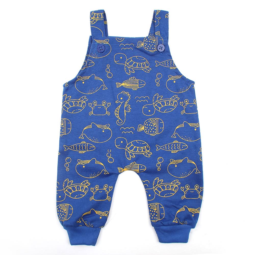 Newborn Boys Full Sleeves Romper - Royal Blue, Newborn Boys Rompers, Chase Value, Chase Value