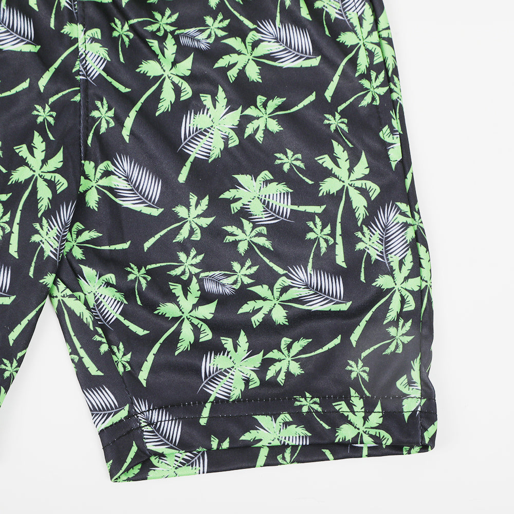 Boys Printed Short - Green, Boys Shorts, Chase Value, Chase Value