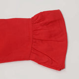 Girls Embroidered Shalwar Suit - Red, Girls Shalwar Kameez, Chase Value, Chase Value