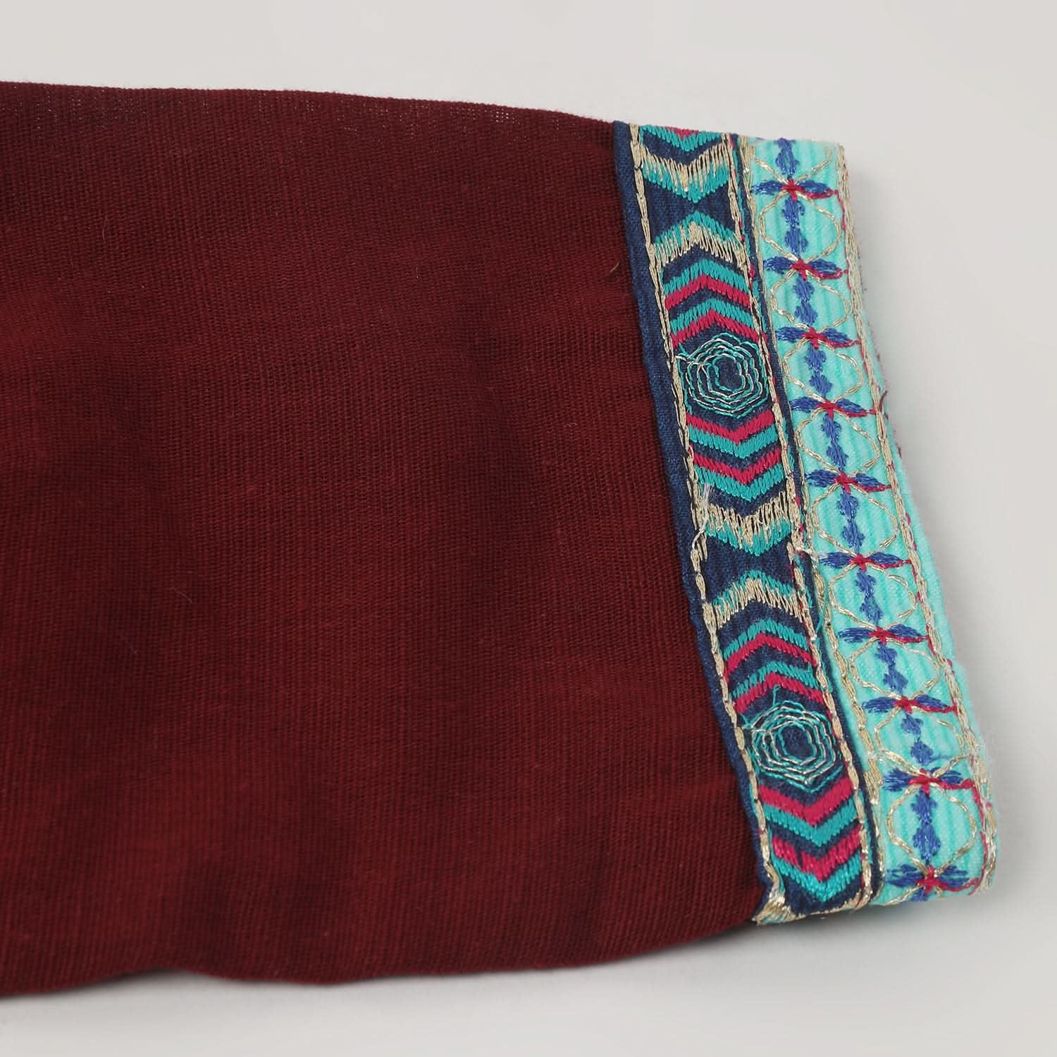 Girls Embroidered Shalwar Suit - Maroon, Girls Shalwar Kameez, Chase Value, Chase Value
