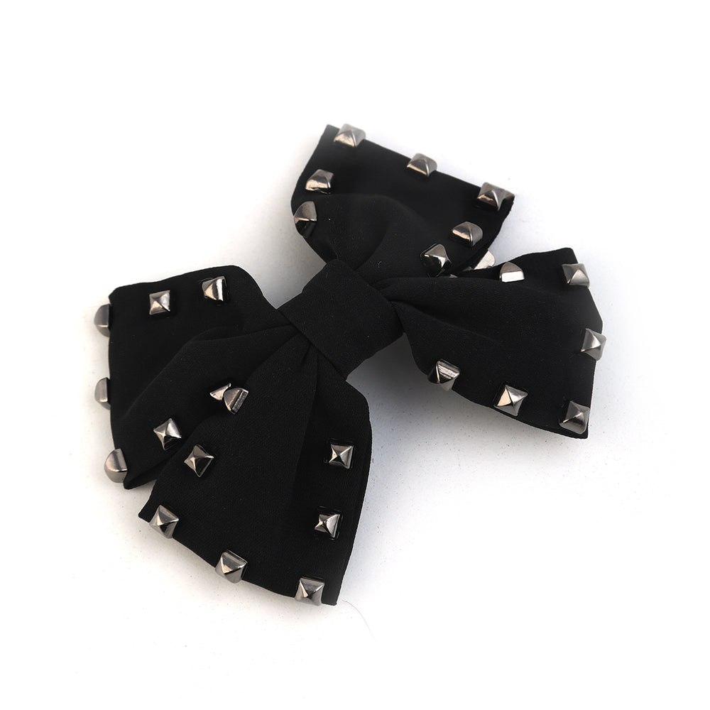 Bow Hair Clips - Black, Girls Hair Accessories, Chase Value, Chase Value