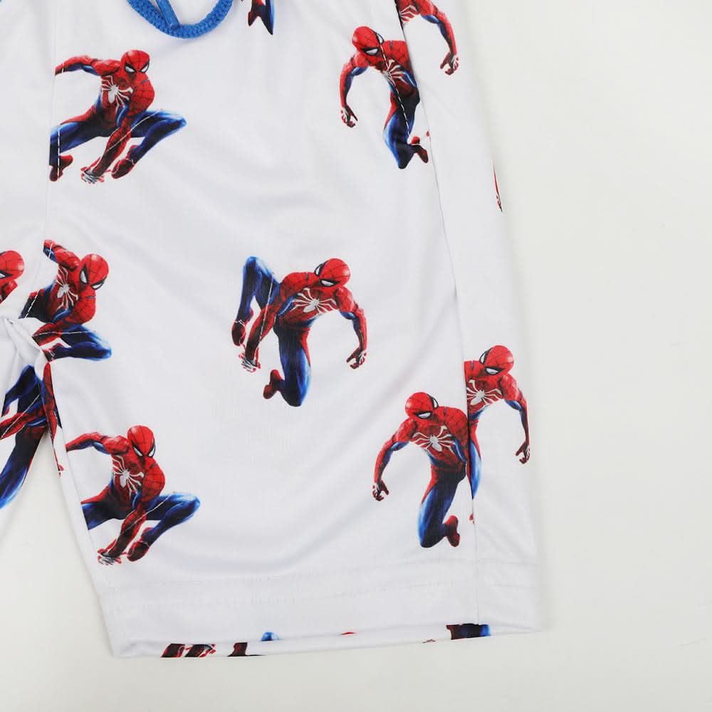 Boys Printed Short - White, Boys Shorts, Chase Value, Chase Value