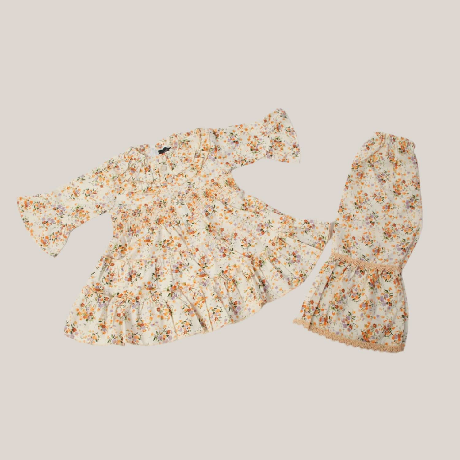 Girls Embroidered Shalwar Suit - Orange, Girls Shalwar Kameez, Chase Value, Chase Value