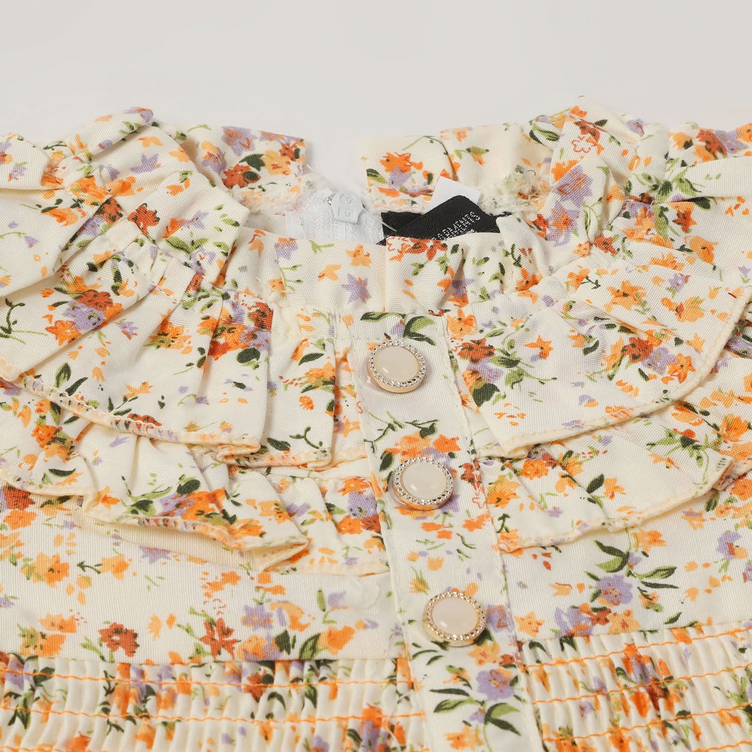 Girls Embroidered Shalwar Suit - Orange, Girls Shalwar Kameez, Chase Value, Chase Value