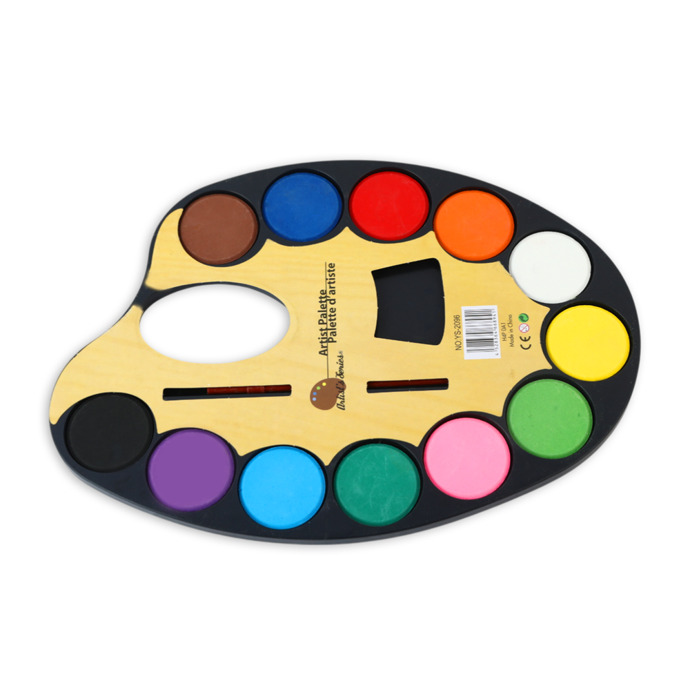 Water Colour – 16-Color Water Paint Set for Students, Coloring Tools, Chase Value, Chase Value