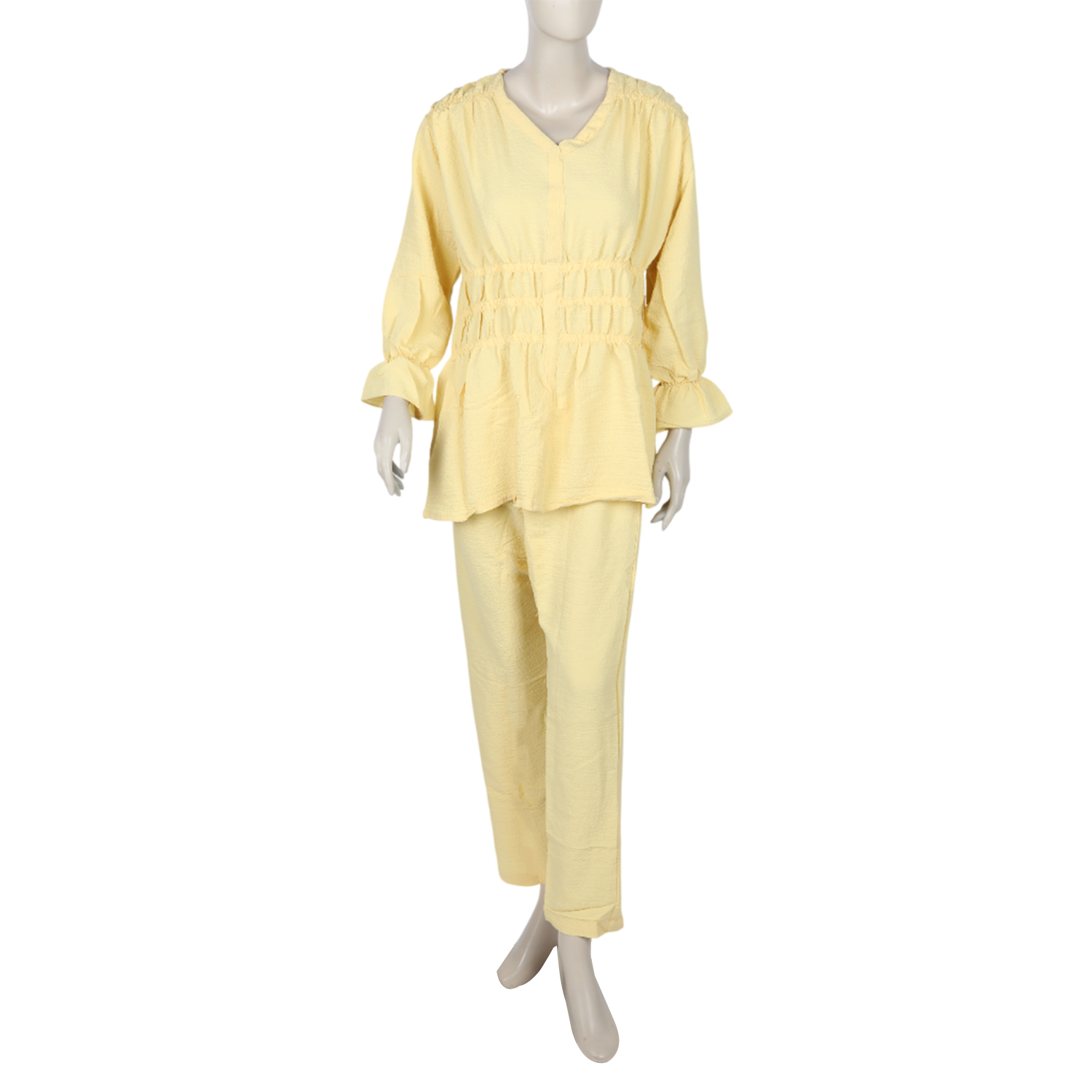Women's Western Co-Ord Set - Yellow, Women Co-Ord Set, Chase Value, Chase Value