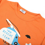 Boys Full Sleeves Pajama Suit - Orange, Boys Sets & Suits, Chase Value, Chase Value