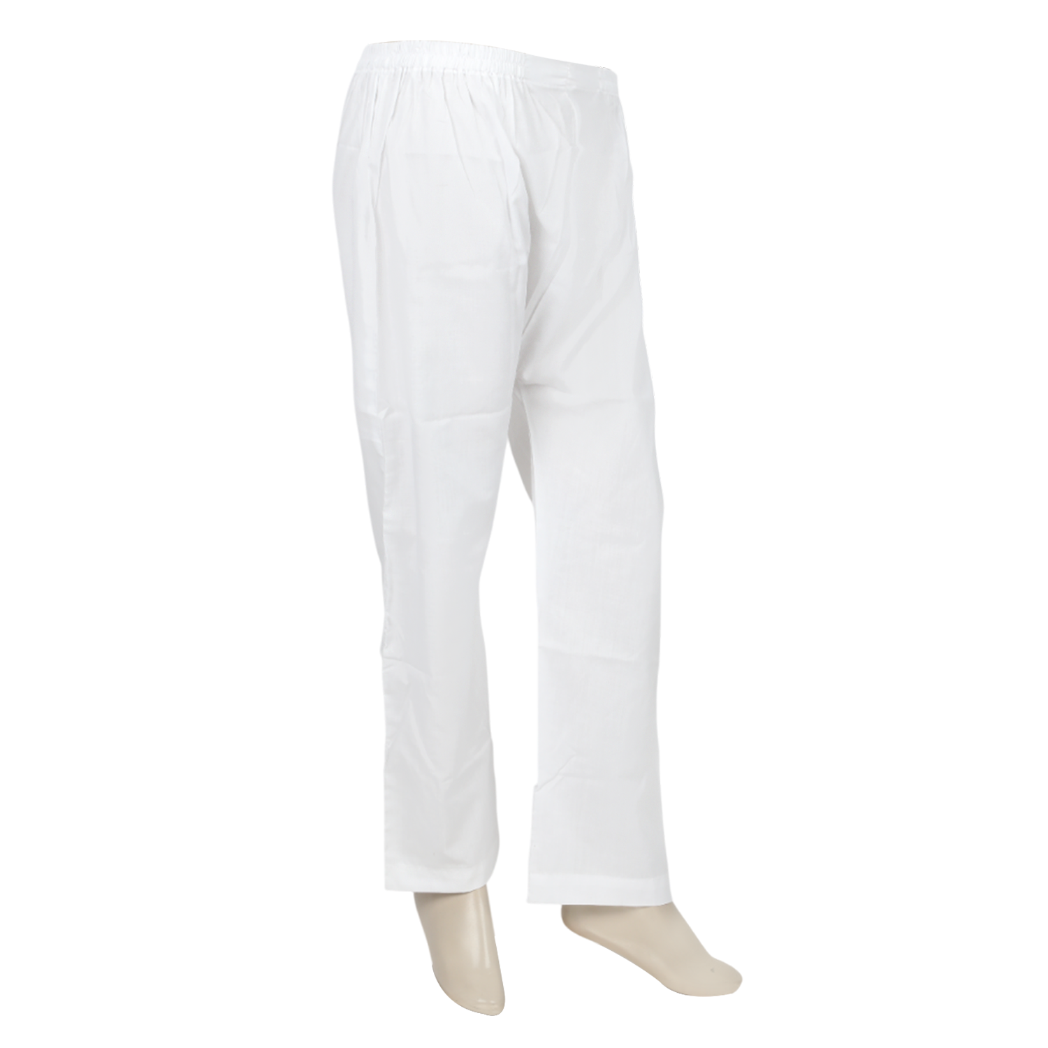 Women's Basic Trouser - White, Women Pants & Tights, Chase Value, Chase Value