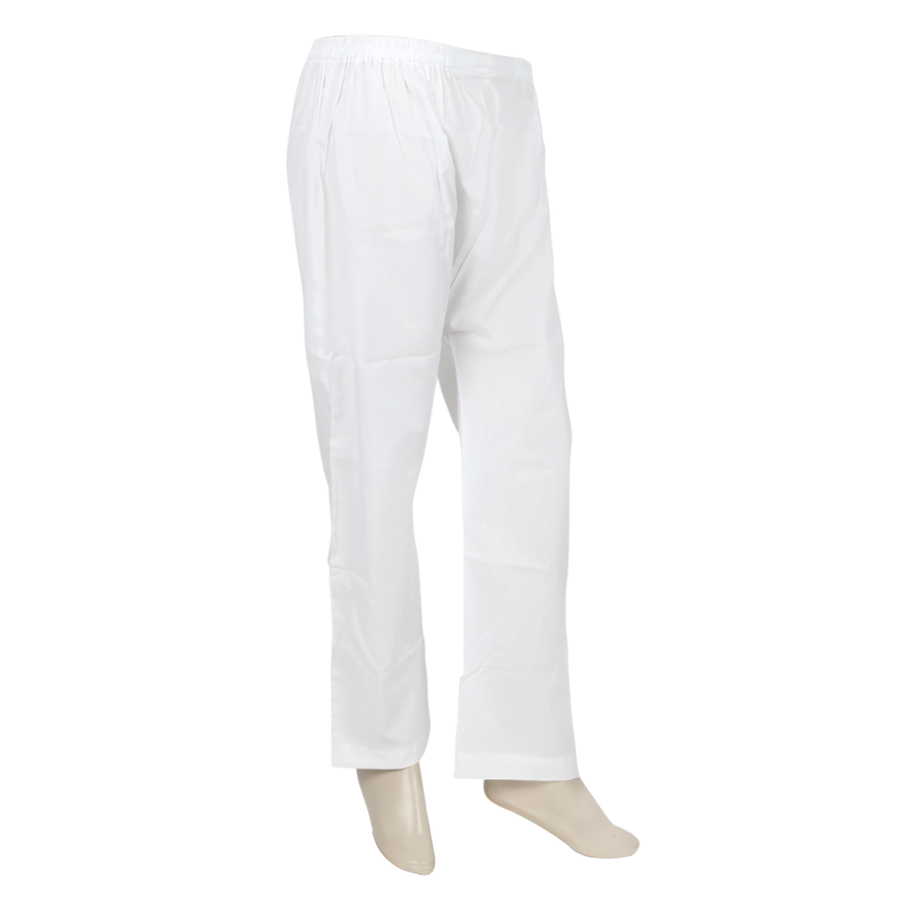 Women's Basic Trouser - White, Women Pants & Tights, Chase Value, Chase Value