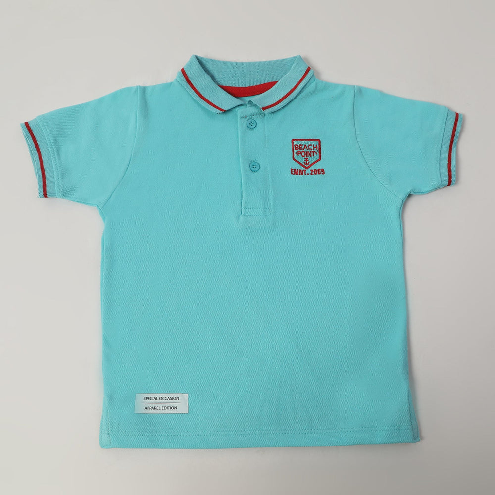 Eminent Boys Polo Half Sleeves T-Shirt - Turqoise, Boys T-Shirts, Eminent, Chase Value