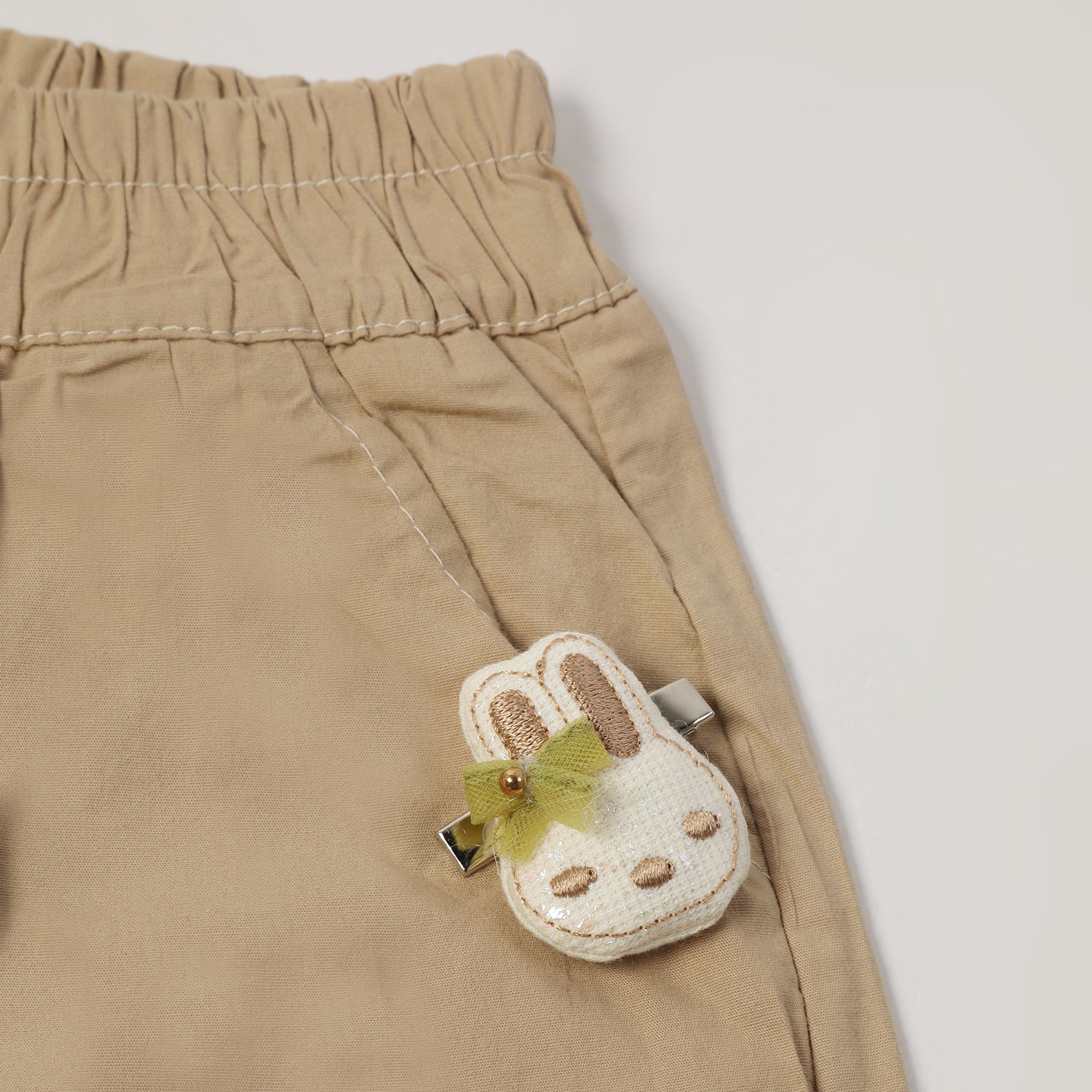 Girls Cotton Shorts - Khaki, Girls Shorts Skirts, Chase Value, Chase Value