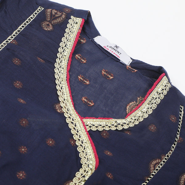 Eminent Girls Printed Shalwar Suit - Blue