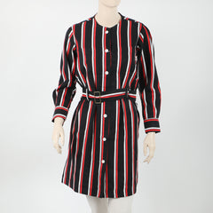 Teens Fancy Kurti - Black & Red