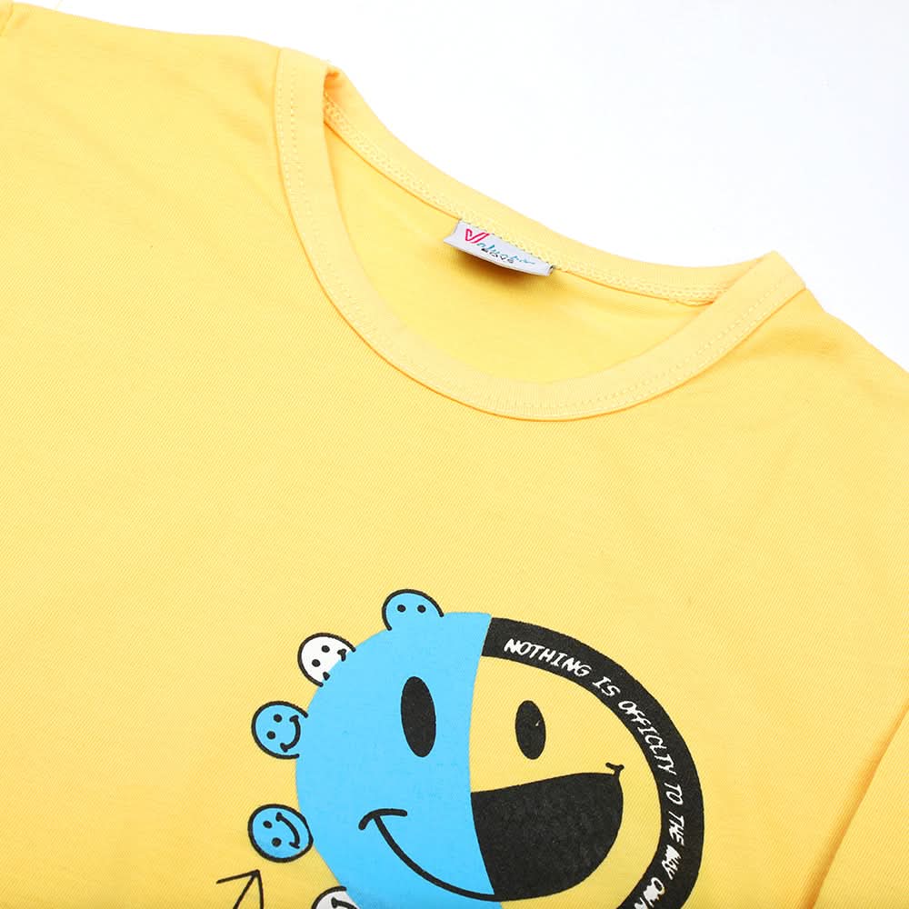 Boys Full Sleeves Pajama Suit - Yellow, Boys Sets & Suits, Chase Value, Chase Value