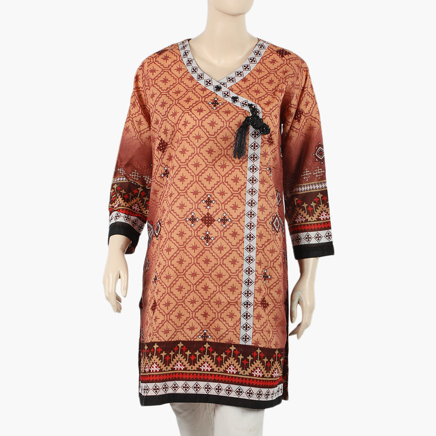 Women's Shirt - Peach, Women T-Shirts & Tops, Chase Value, Chase Value