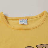 Girls Tight Half Sleeves Suit - Yellow, Girls Suits, Chase Value, Chase Value