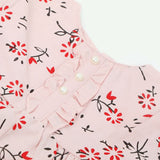 Girls Printed Frock - Baby Pink, Girls Frocks, Chase Value, Chase Value