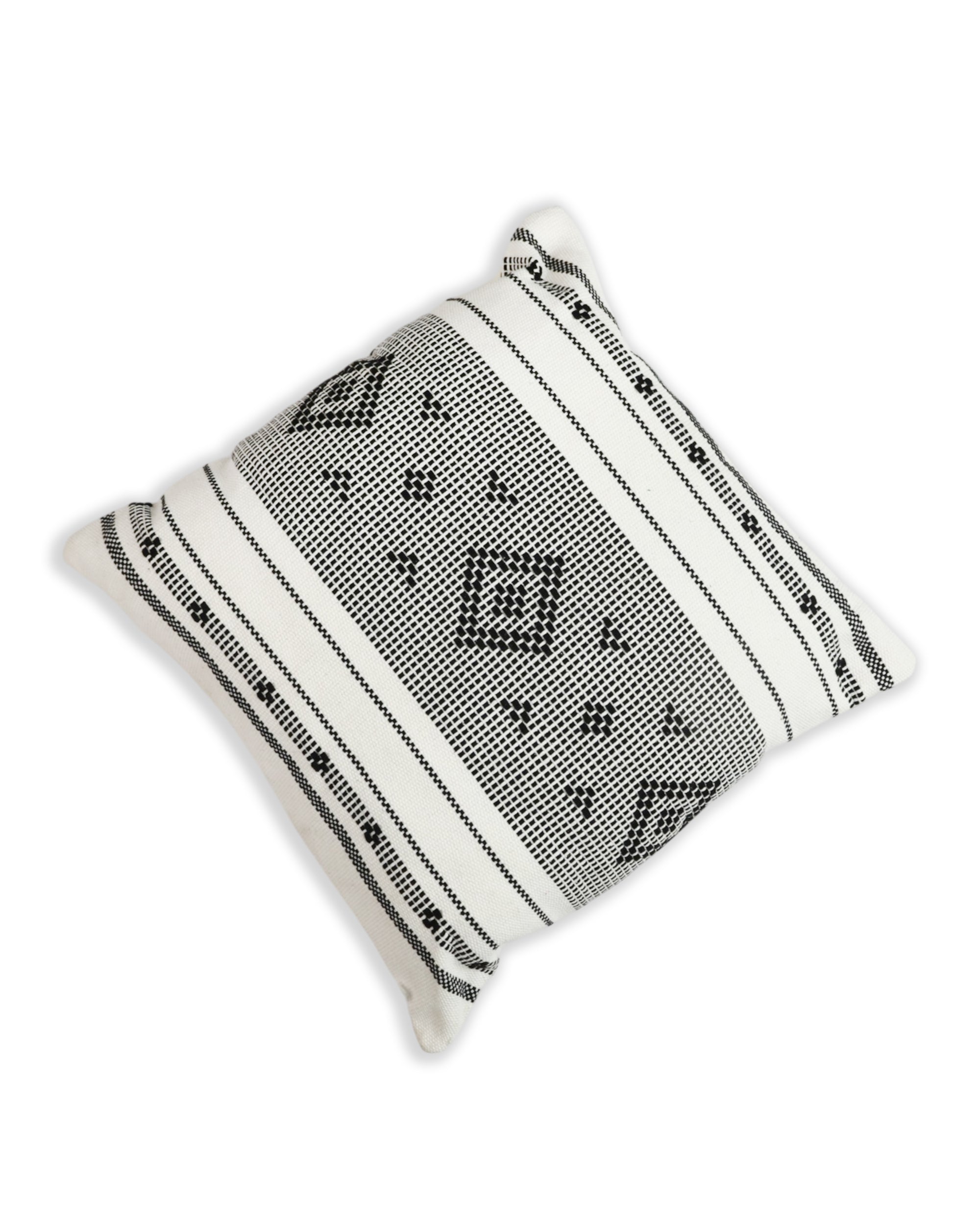 Knitted Tassel Filled Cushion