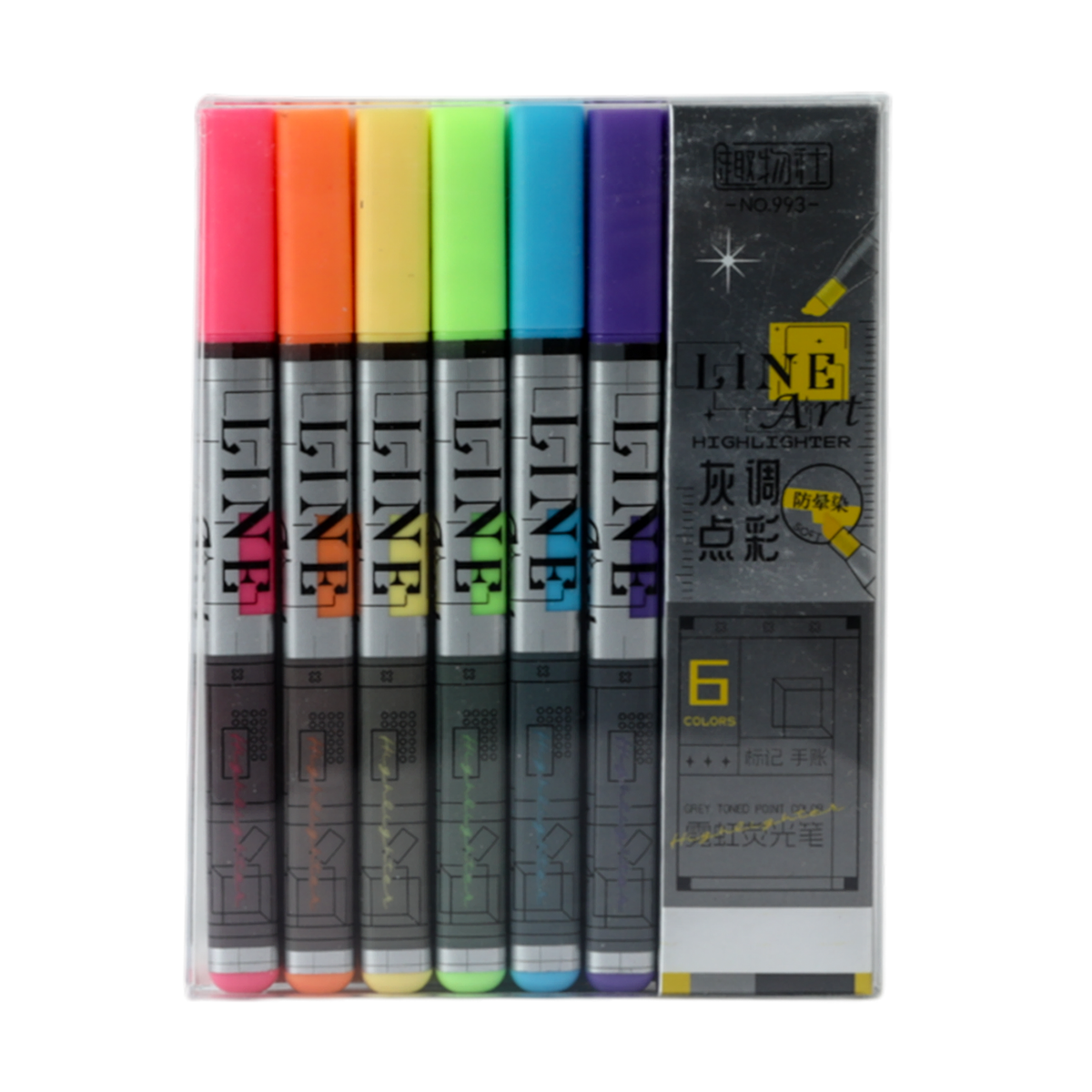 Highlighter Marker – Bright Neon Highlighter for Notes & Textbooks, Stationery Supplies, Chase Value, Chase Value