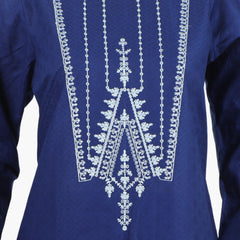 Women's Embroidery Shalwar Suit - Royal Blue