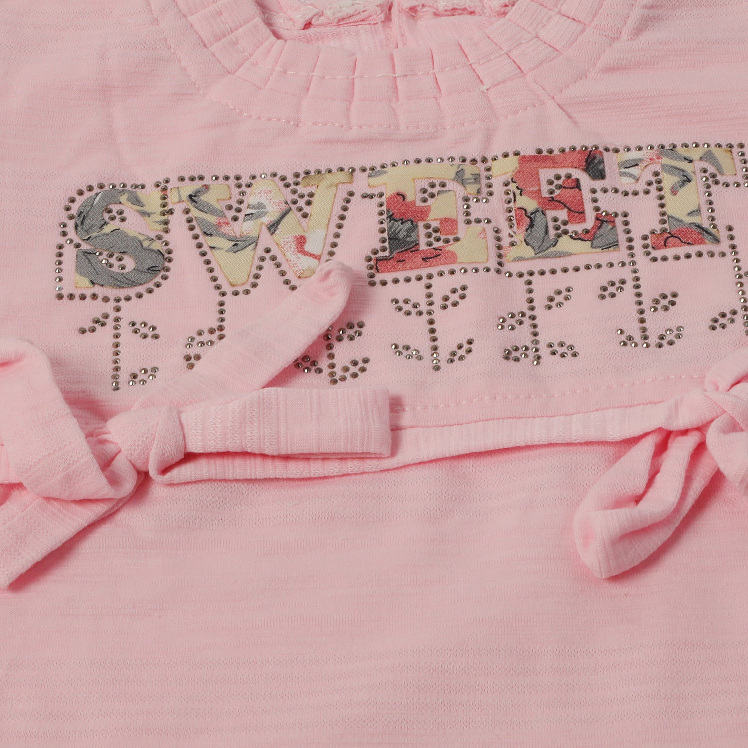 Girls Half Sleeves Skirt Suit - Pink, Girls Suits, Chase Value, Chase Value