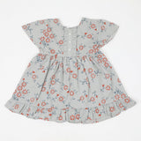 Girls Printed Frock - Grey, Girls Frocks, Chase Value, Chase Value