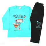Boys Full Sleeves Pajama Suit - Sea Green, Boys Sets & Suits, Chase Value, Chase Value