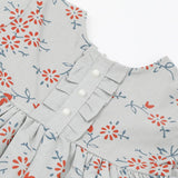 Girls Printed Frock - Grey, Girls Frocks, Chase Value, Chase Value