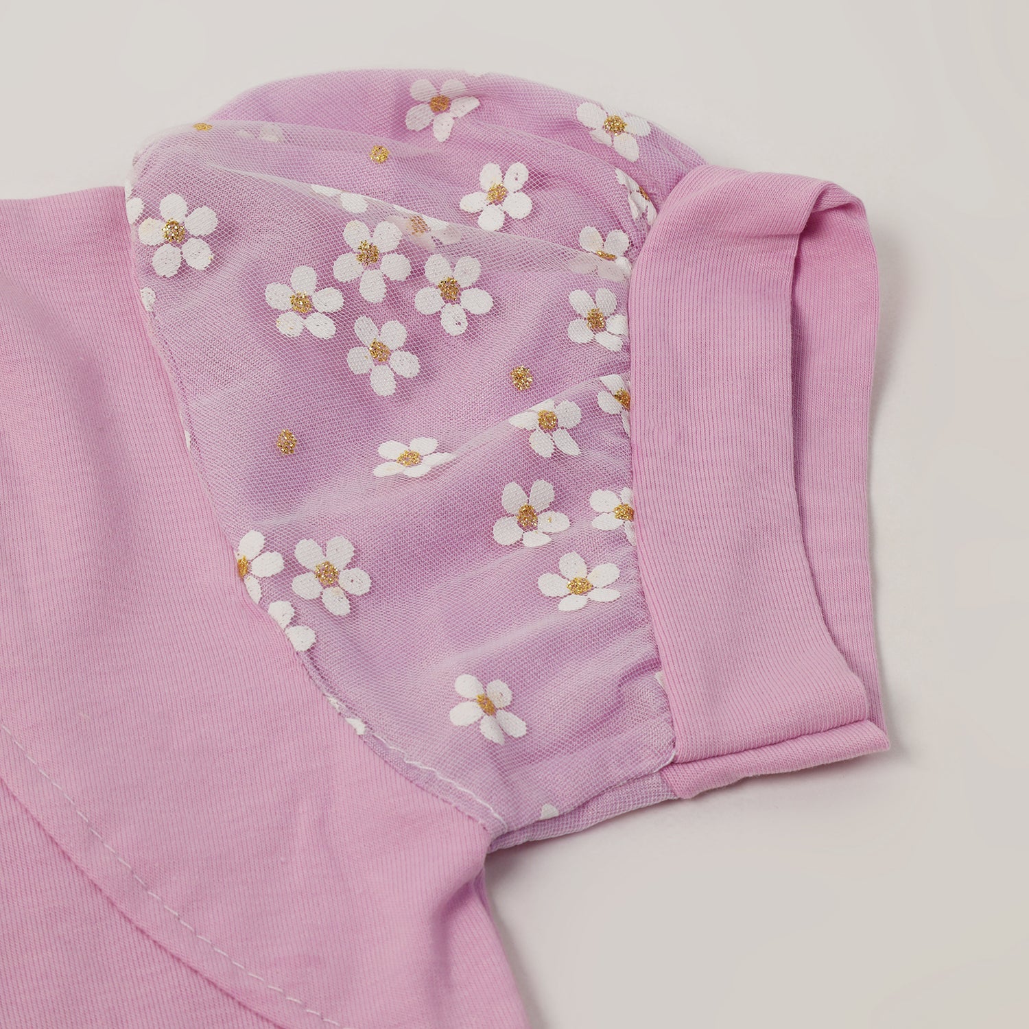 Girls Tight Half Sleeves Suit - Purple, Girls Suits, Chase Value, Chase Value