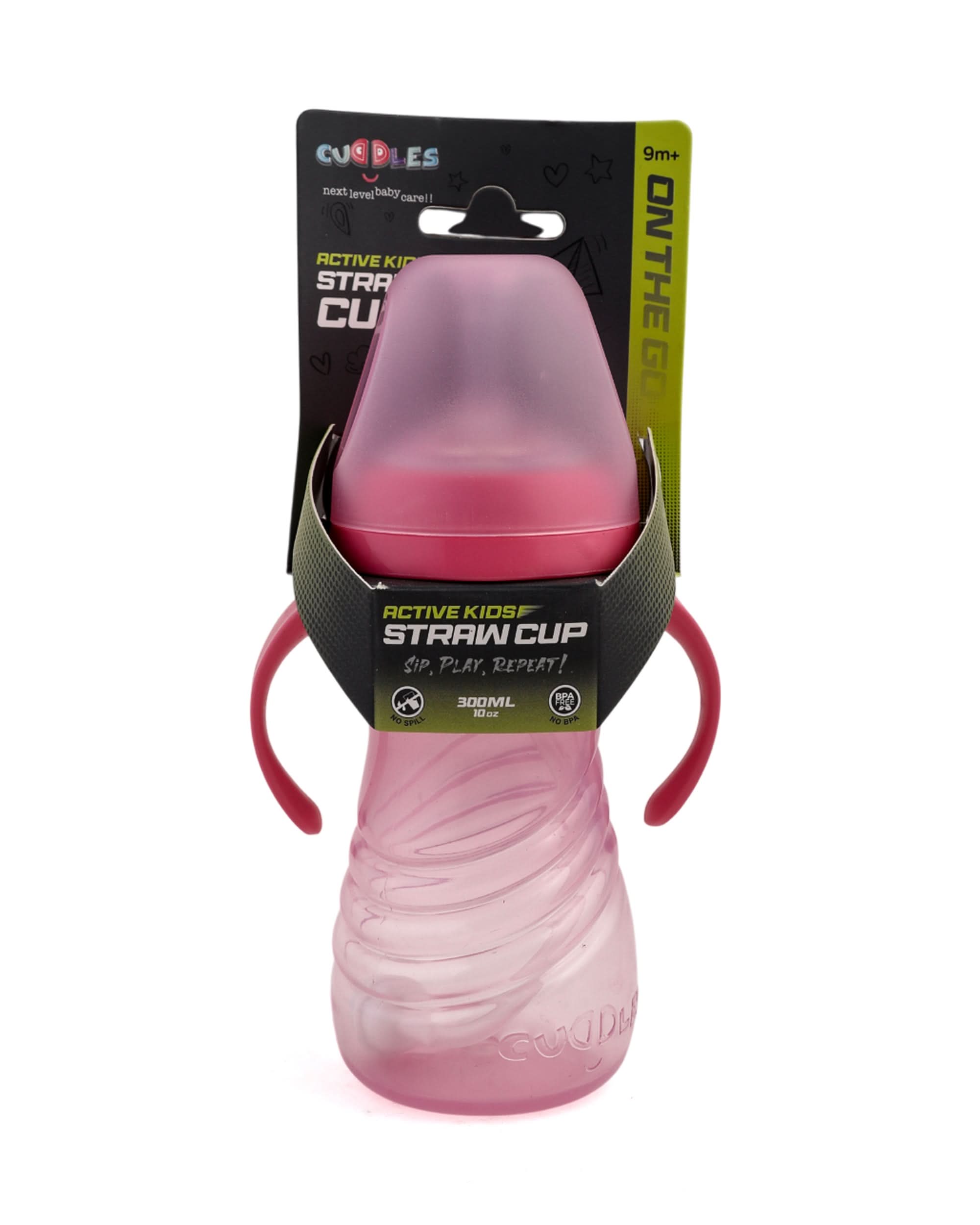 Cuddles Active Kids Straw Cup 300ml, Feeding Supplies, Chase Value, Chase Value