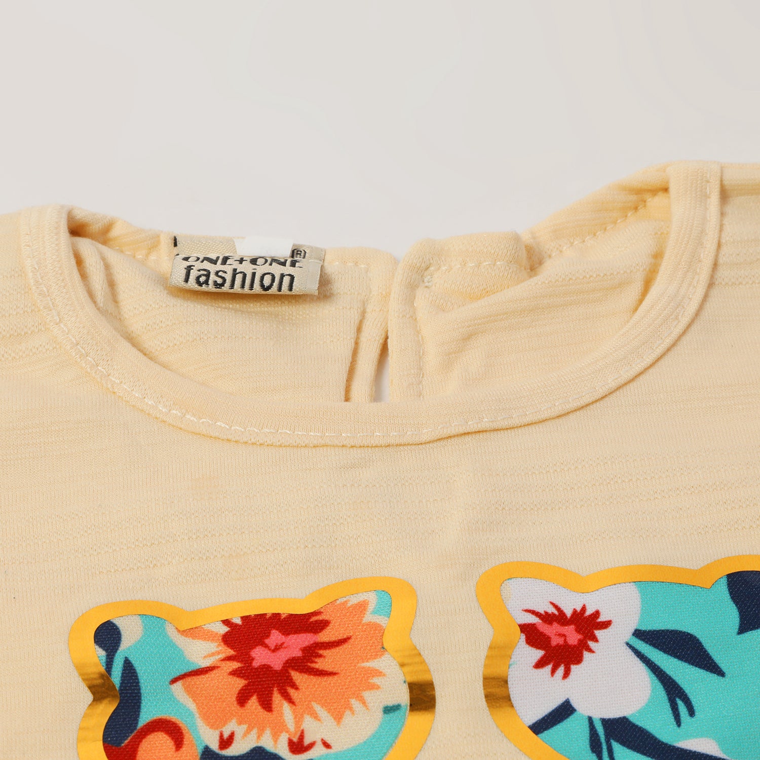 Girls Half Sleeves Skirt Suit - Fawn, Girls Suits, Chase Value, Chase Value