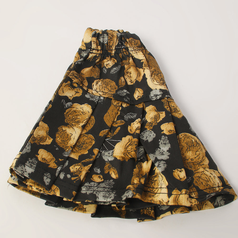 Girls Half Sleeves Skirt Suit - Fawn, Girls Suits, Chase Value, Chase Value